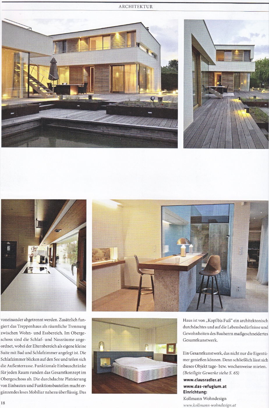 Artikel über Kollmann Wohndesign im Cube Architekturmagazin, Teil 2